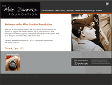 Tablet Screenshot of mikebamfordfoundation.org